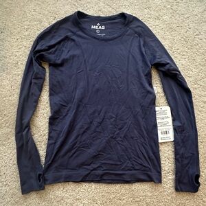 Women's Long Sleeve Top - Dark Blue